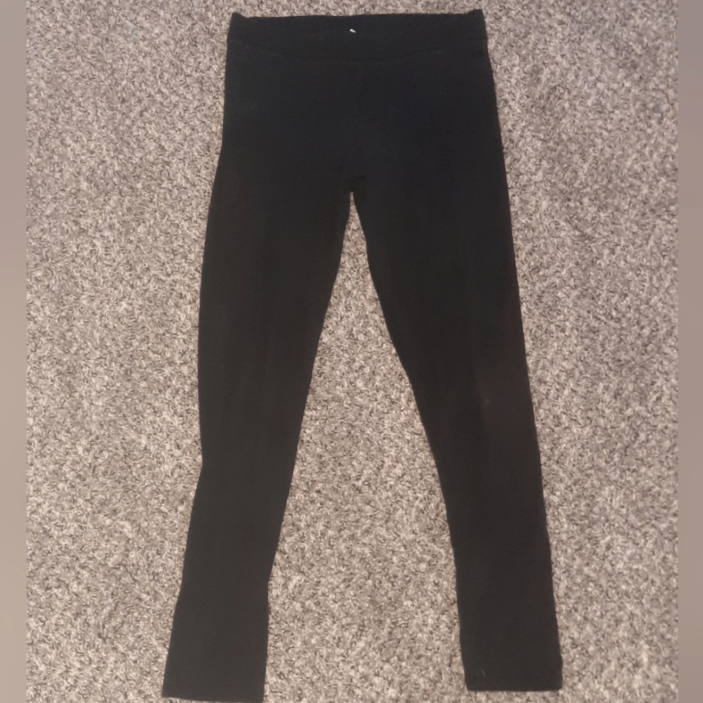 PINK Victoria's Secret Black Leggings Size L